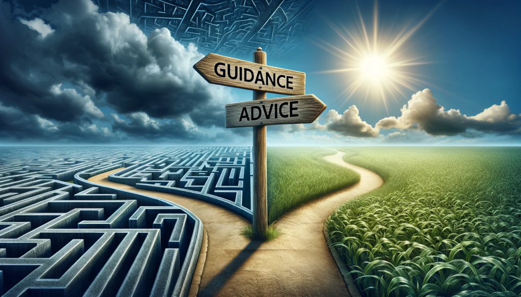Guidance versus advice
