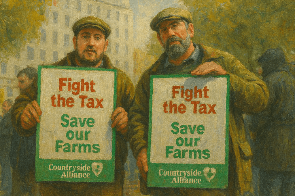 Fight the tax farmer protest.