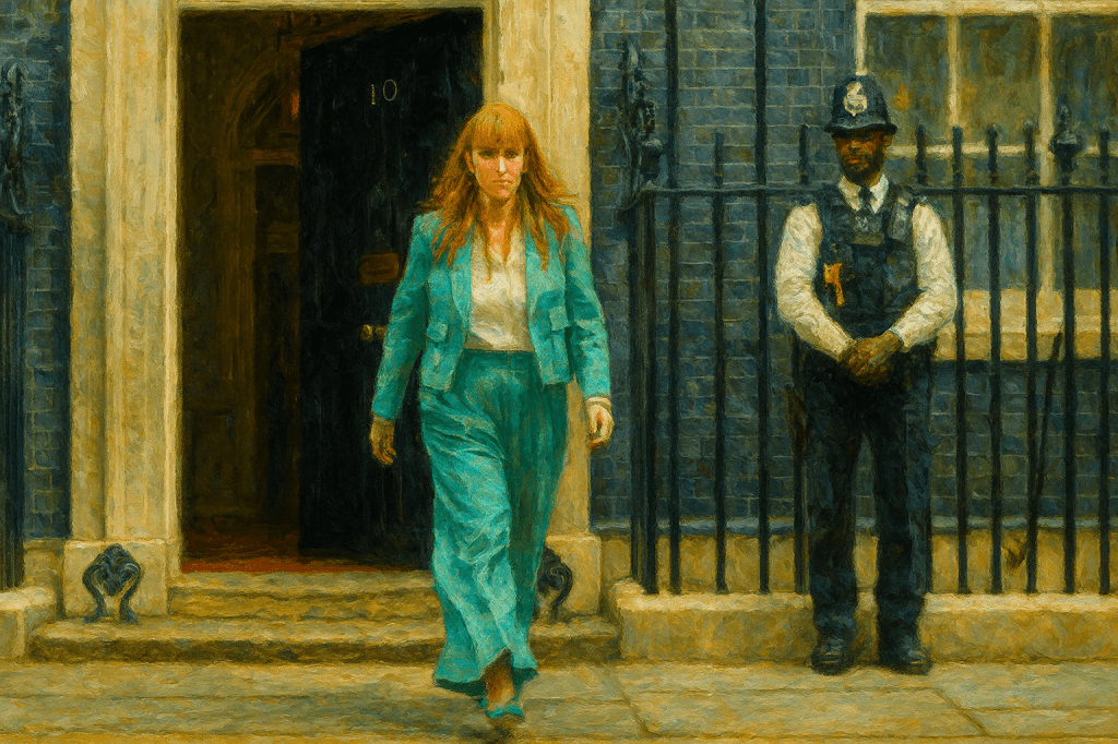 Angela Rayner's exit from Downing Street