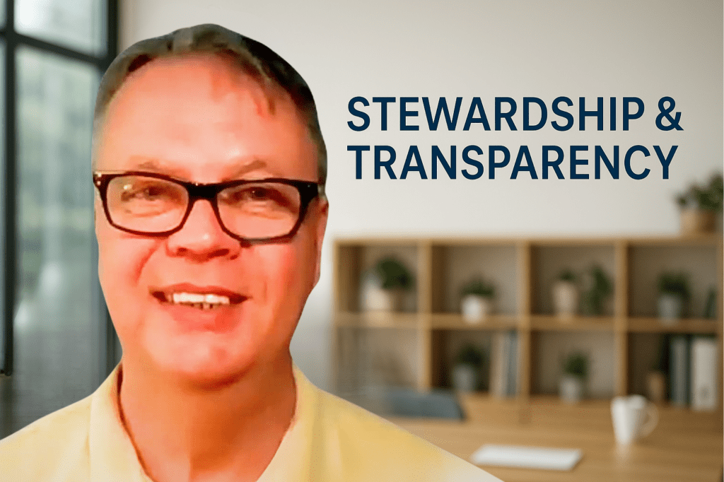 stewardship and transparency with Steve