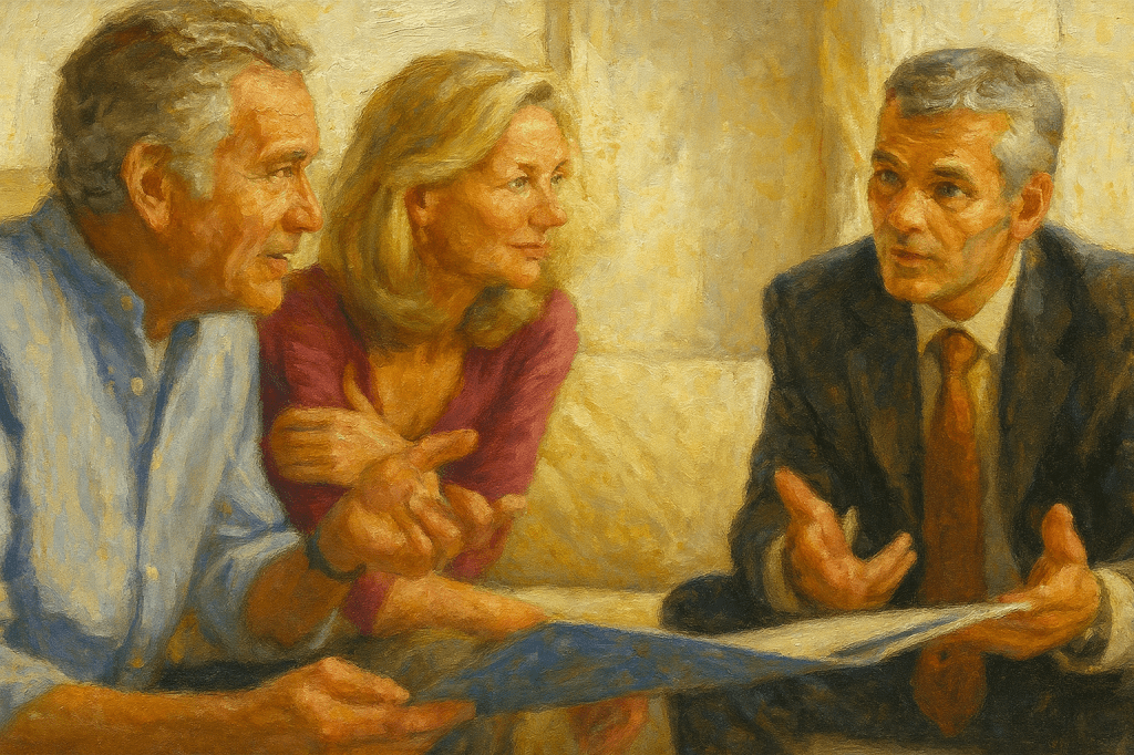 Planner with clients