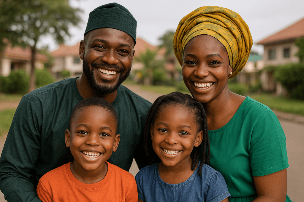A Nigerian family