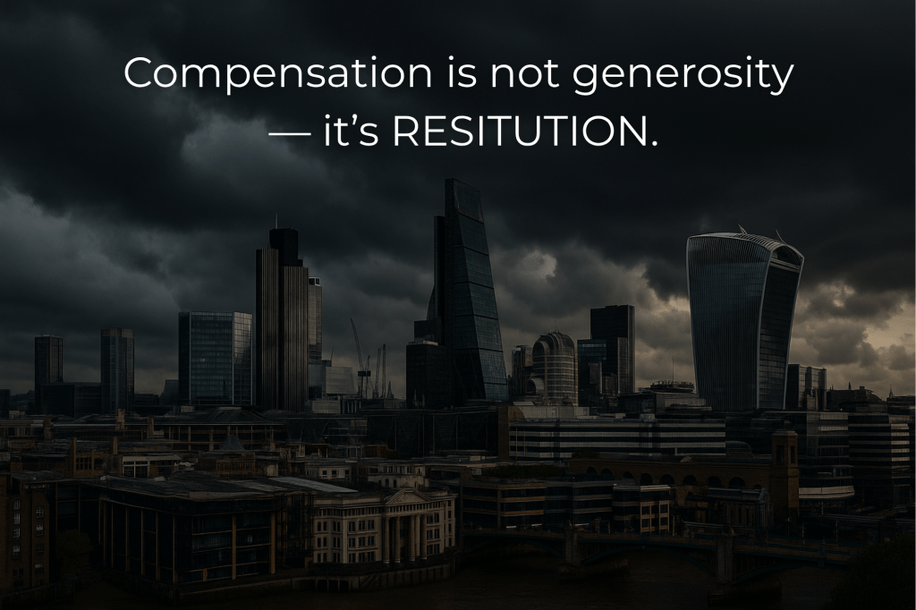 nsation is not generosity